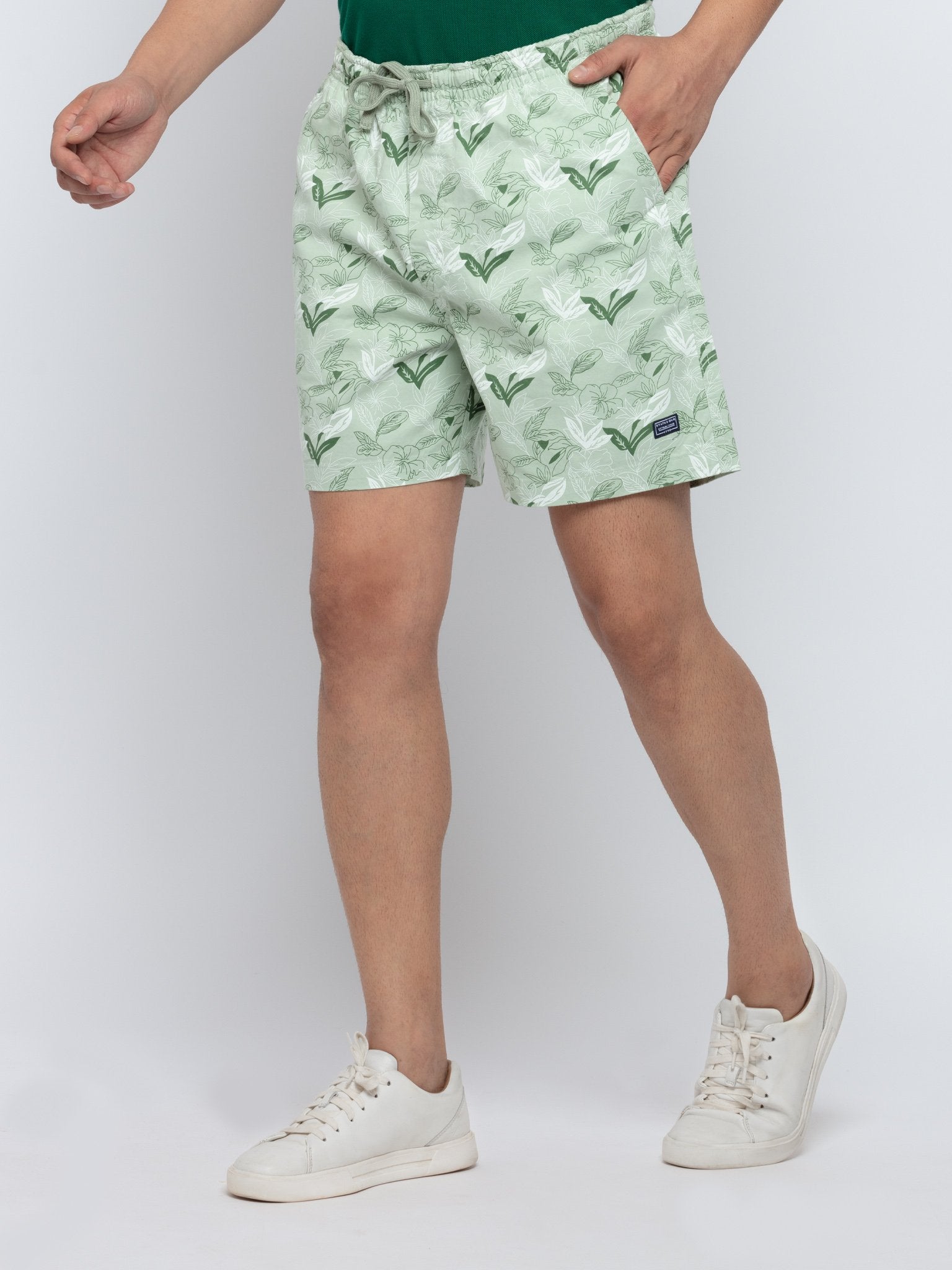 Printed Regular Fit Shorts