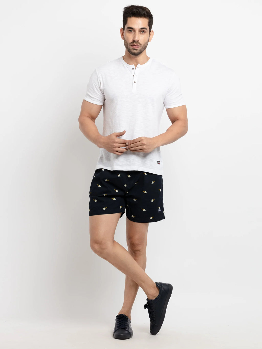 Mens Printed Woven Shorts