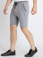 Mens Solid Regular Fit Shorts