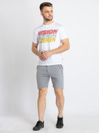 Mens Solid Regular Fit Shorts