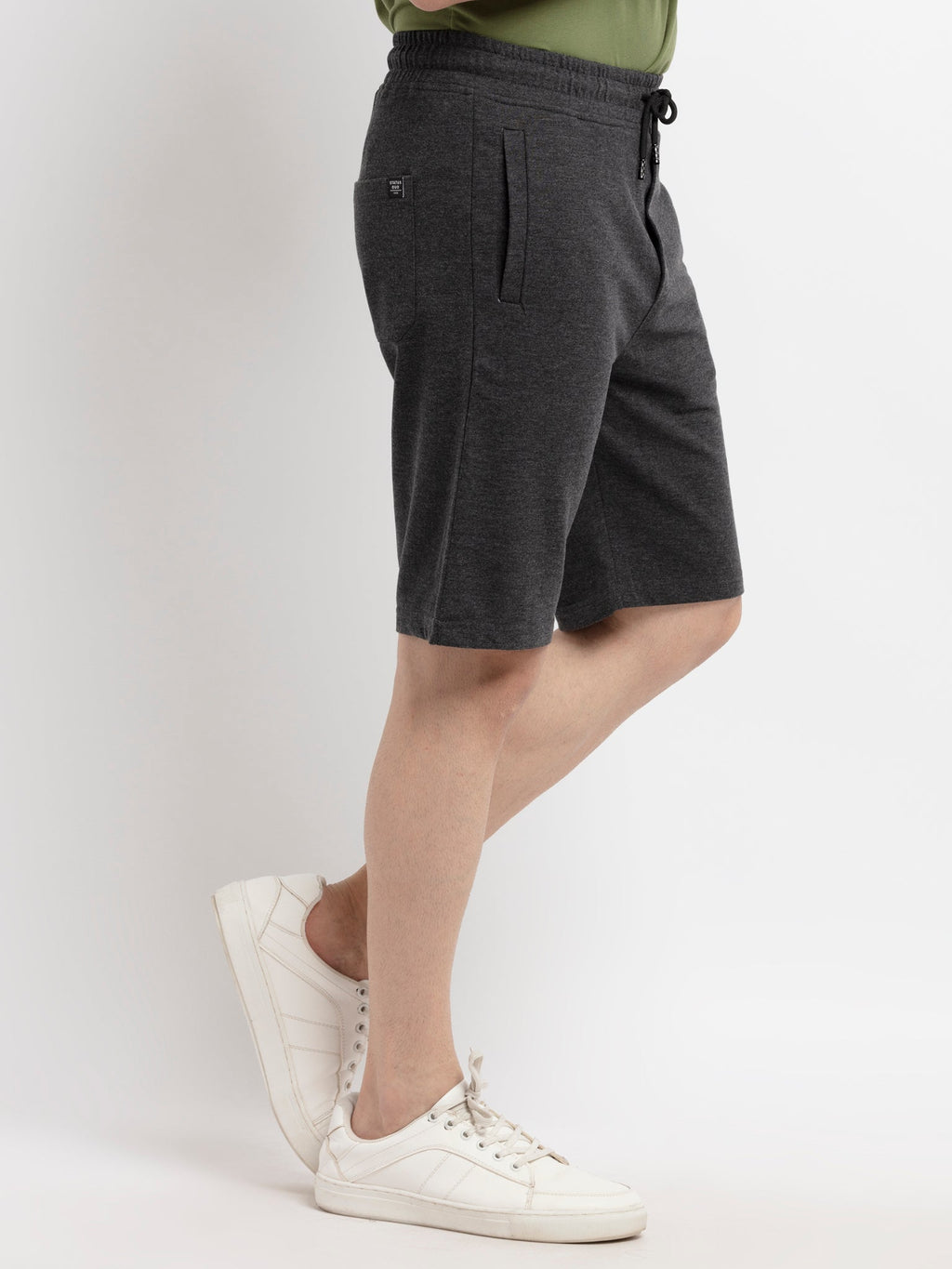 Mens Solid Regular Fit Shorts