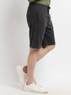 Mens Solid Regular Fit Shorts