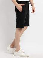 Mens Solid Regular Fit Shorts