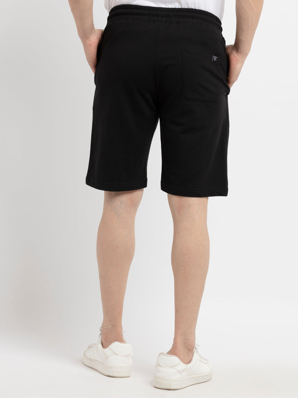Mens Solid Regular Fit Shorts