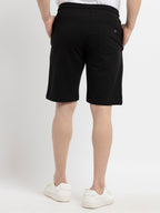 Mens Solid Regular Fit Shorts
