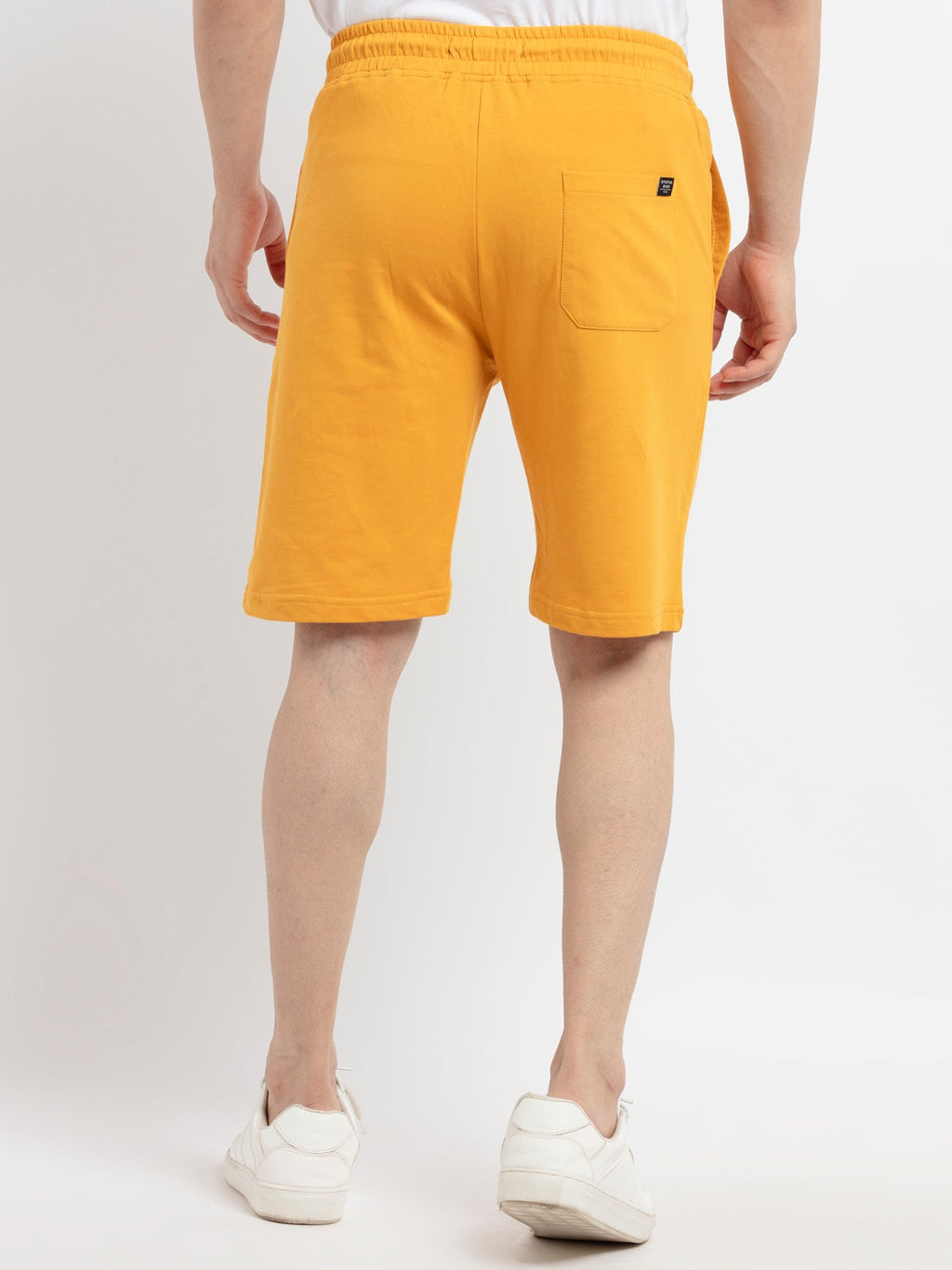 Mens Solid Regular Fit Shorts