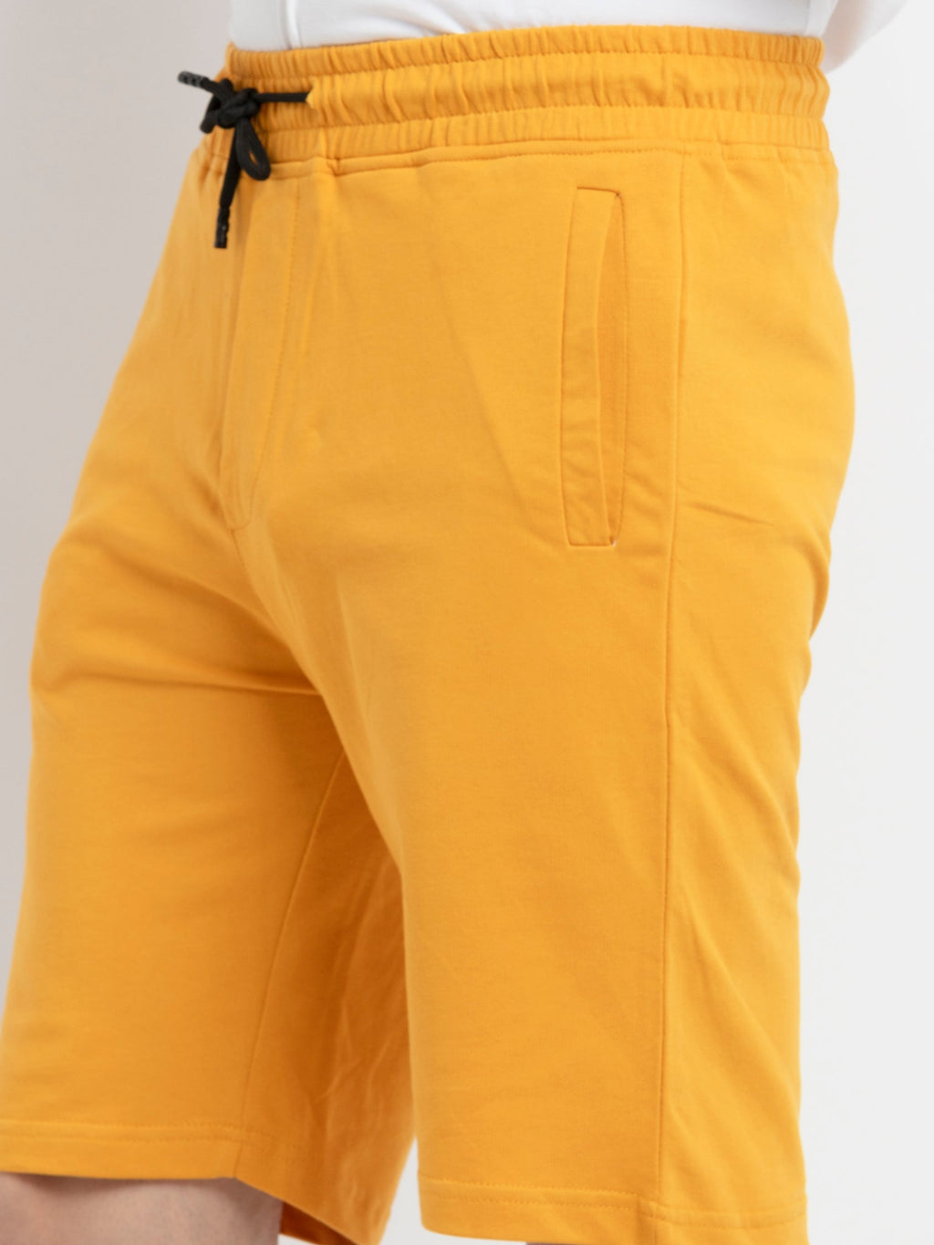 Mens Solid Regular Fit Shorts