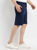 Mens Solid Regular Fit Shorts