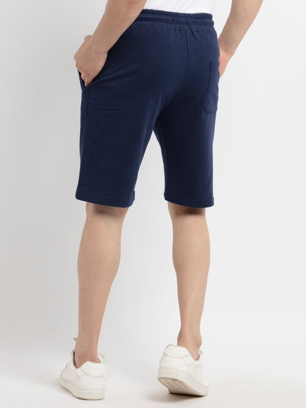 Mens Solid Regular Fit Shorts