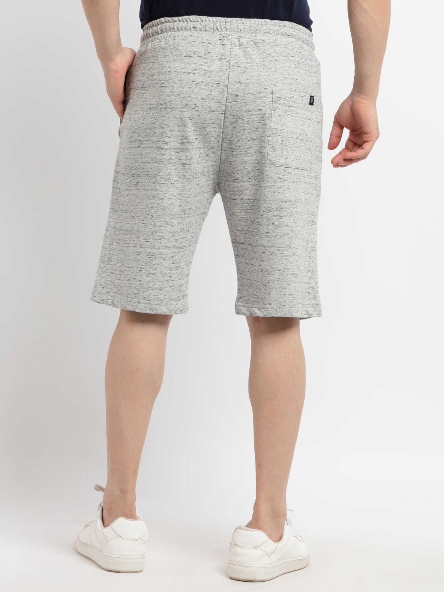 Mens Solid Regular Fit Shorts