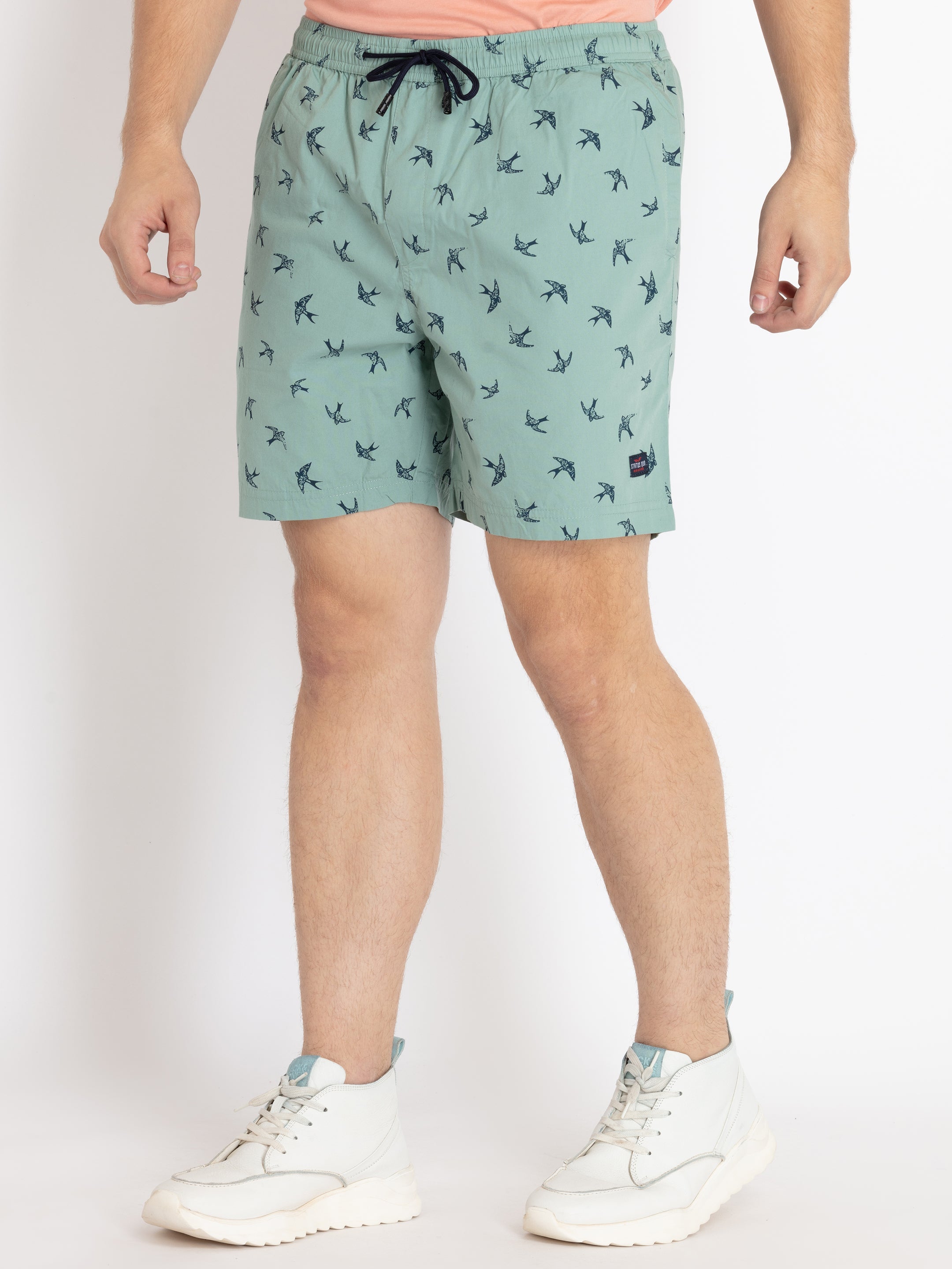 Mens Printed Regular Fit Shorts