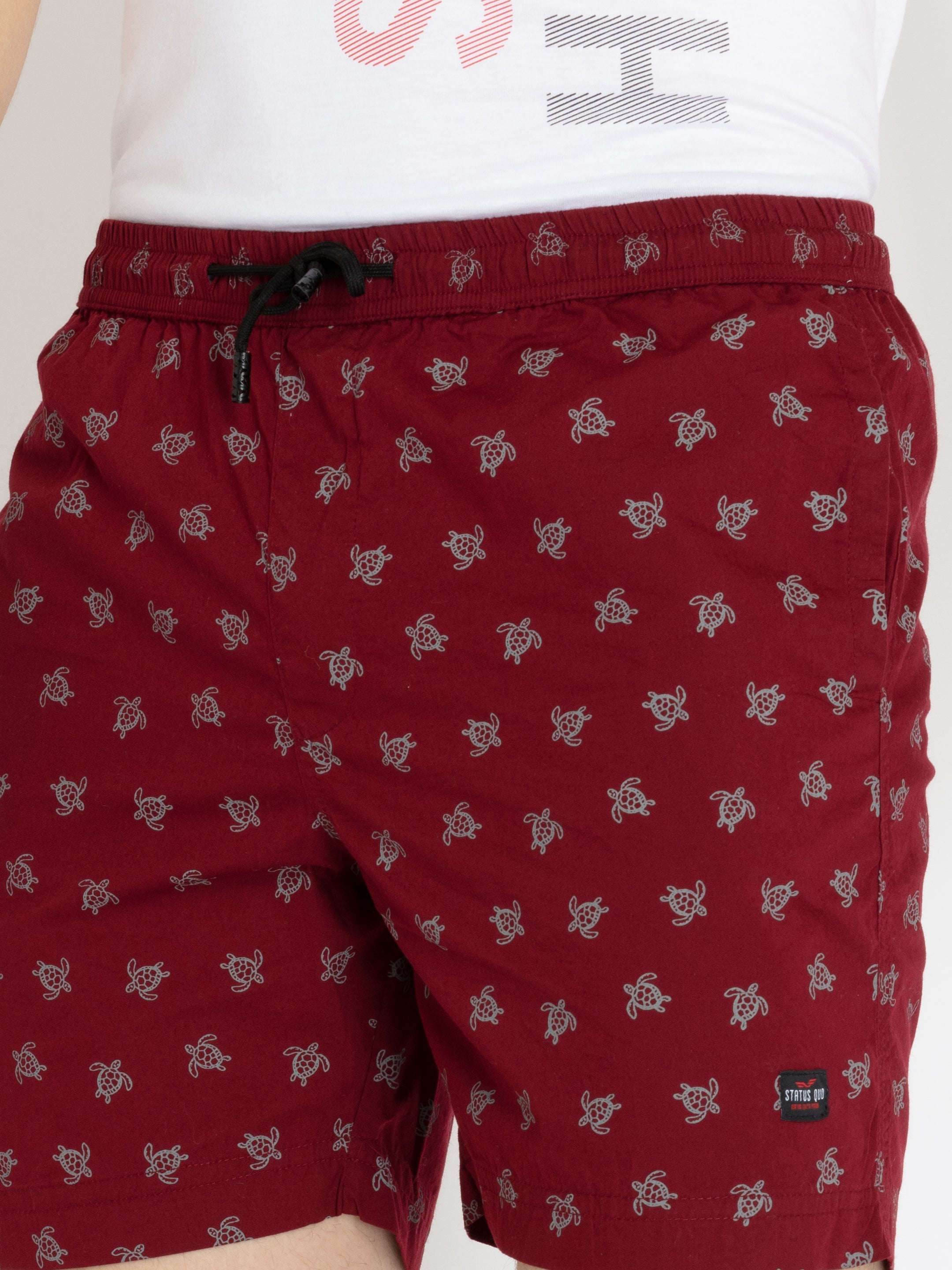 Mens Printed Regular Fit Shorts