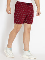 Mens Printed Regular Fit Shorts