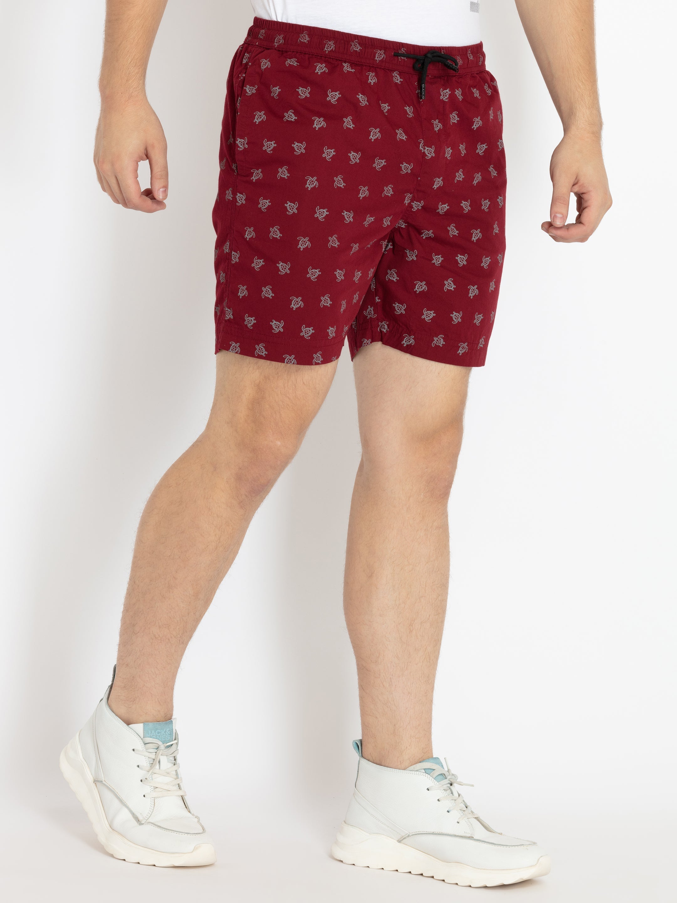 Mens Printed Regular Fit Shorts