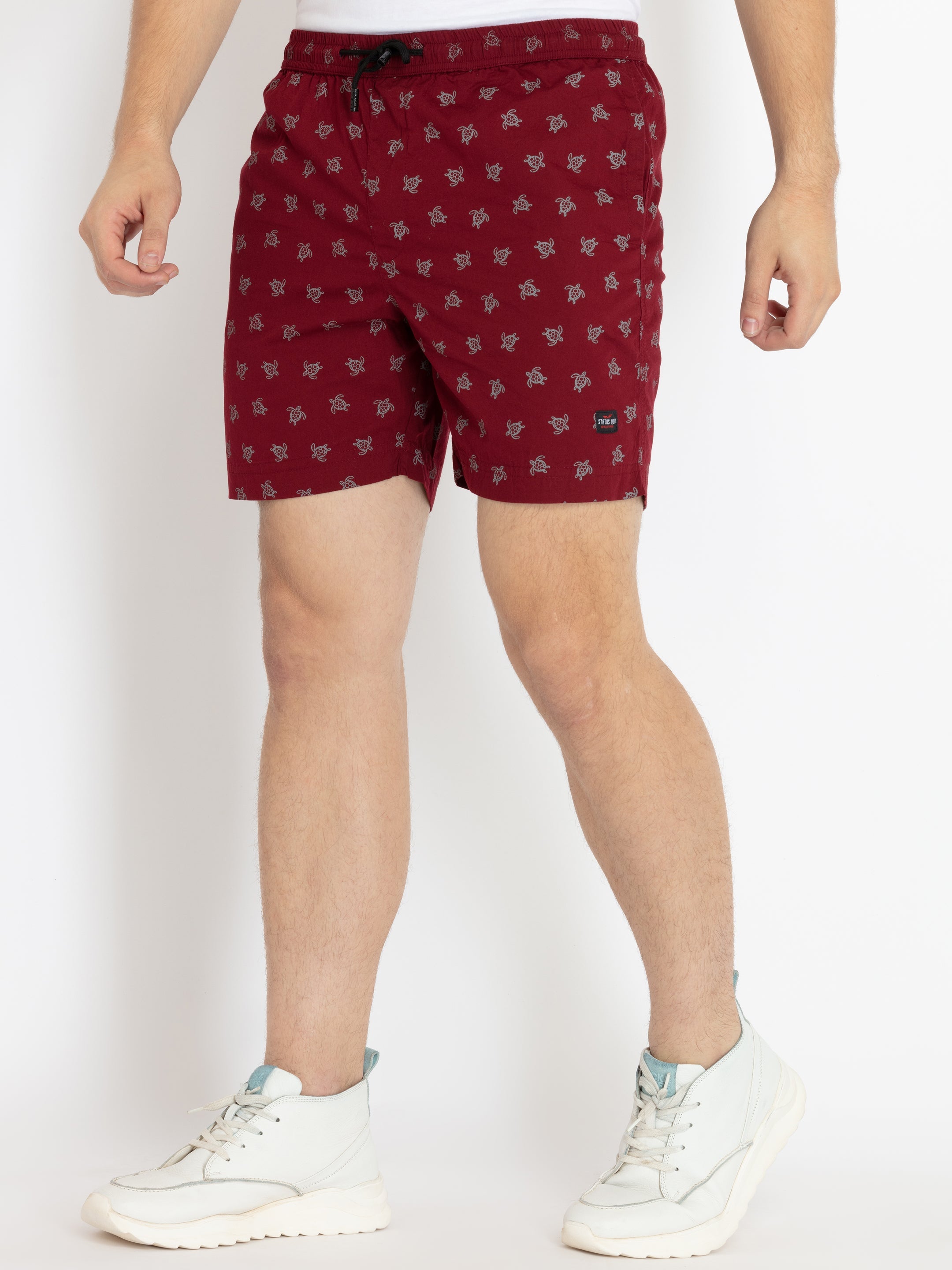 Mens Printed Regular Fit Shorts
