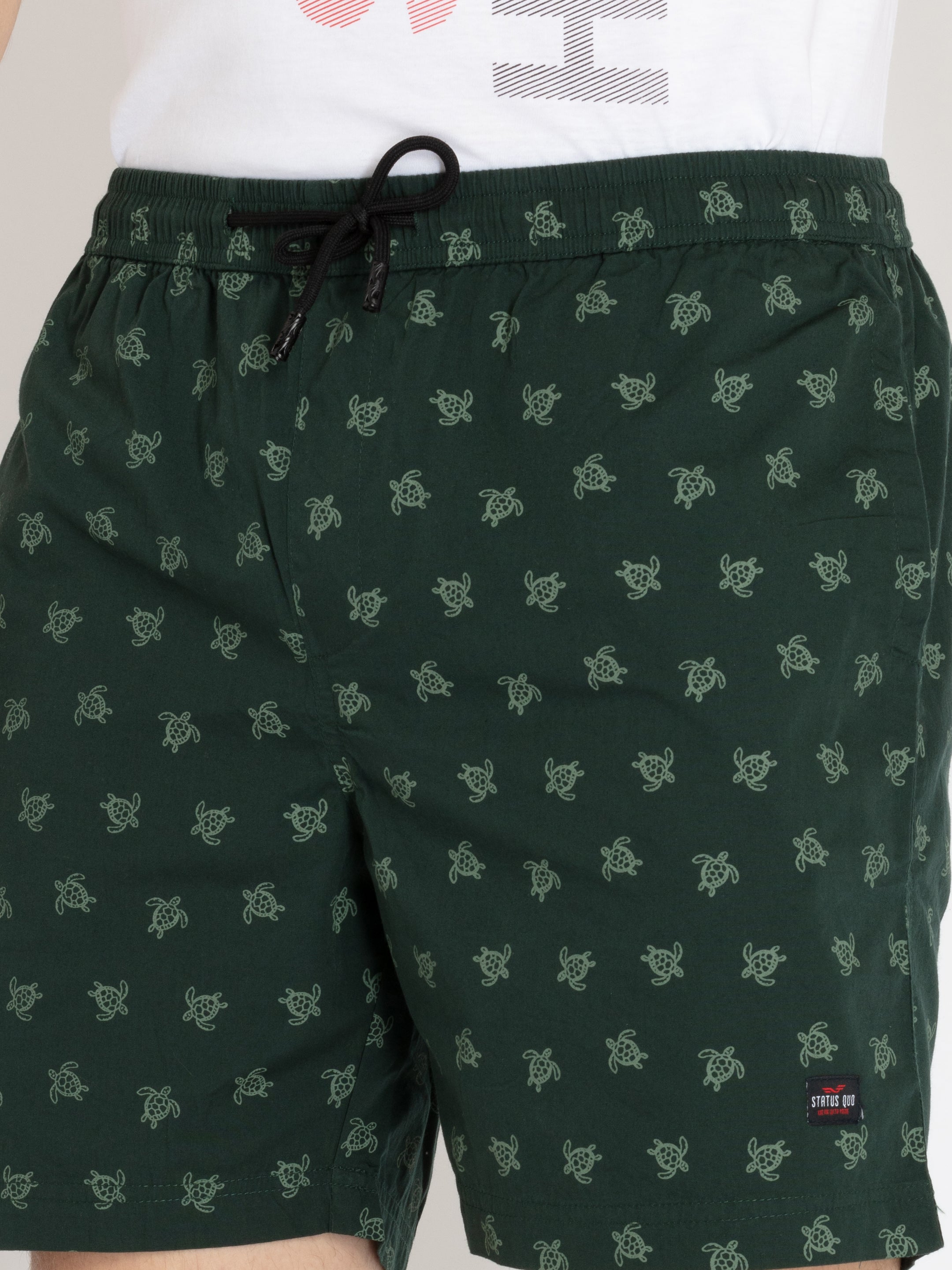 Mens Printed Regular Fit Shorts
