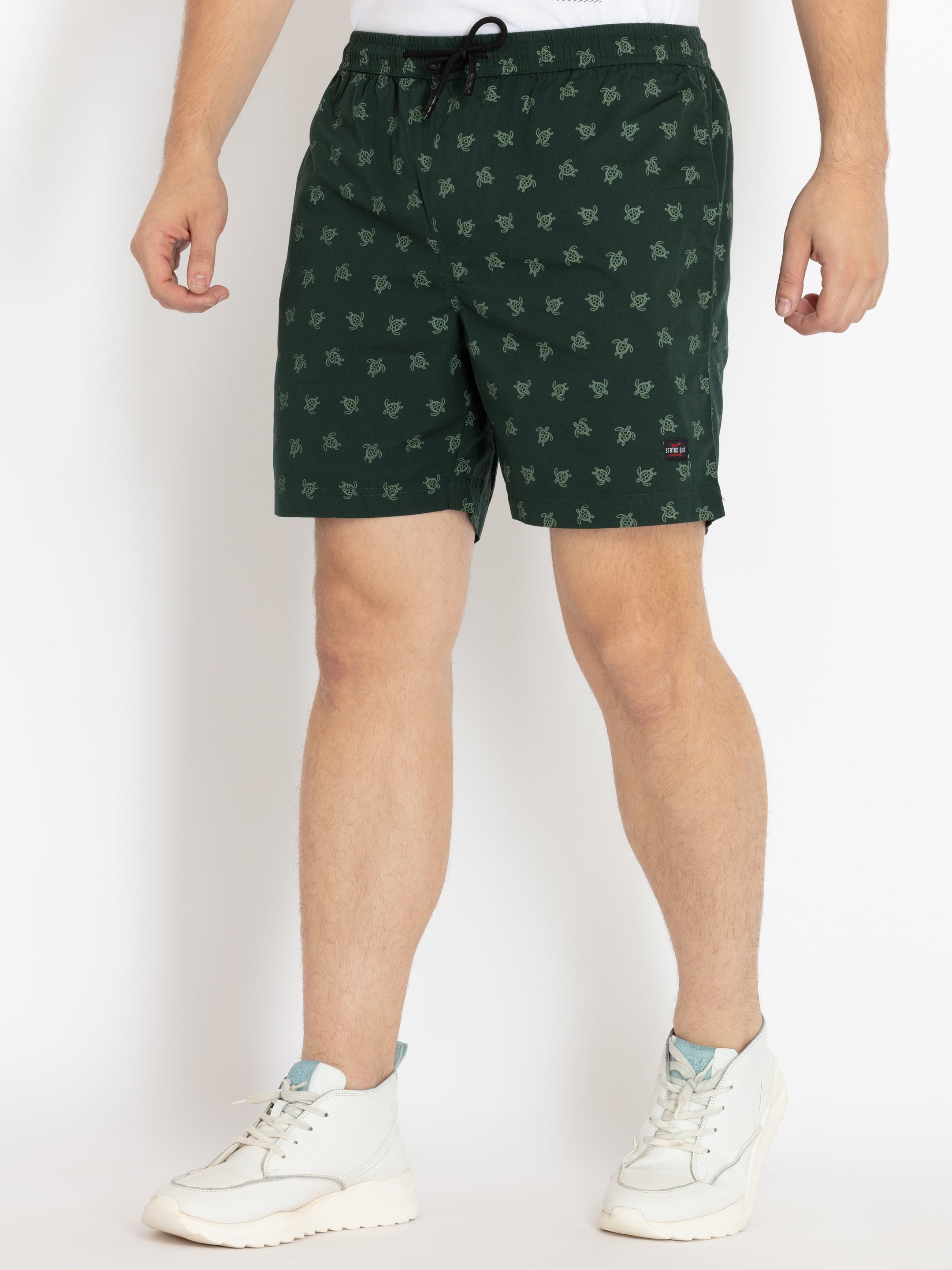 Mens Printed Regular Fit Shorts