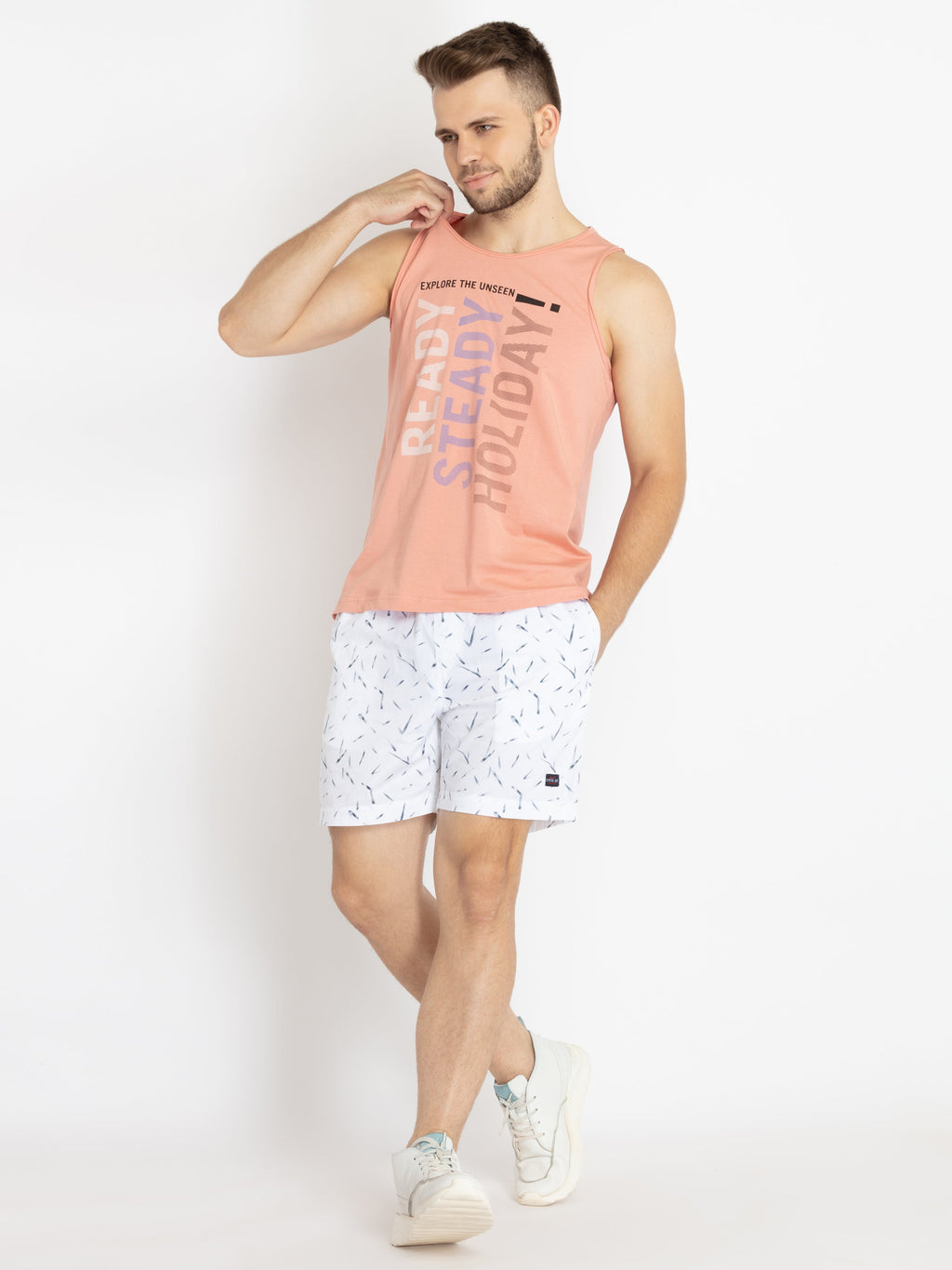 Mens Printed Regular Fit Shorts