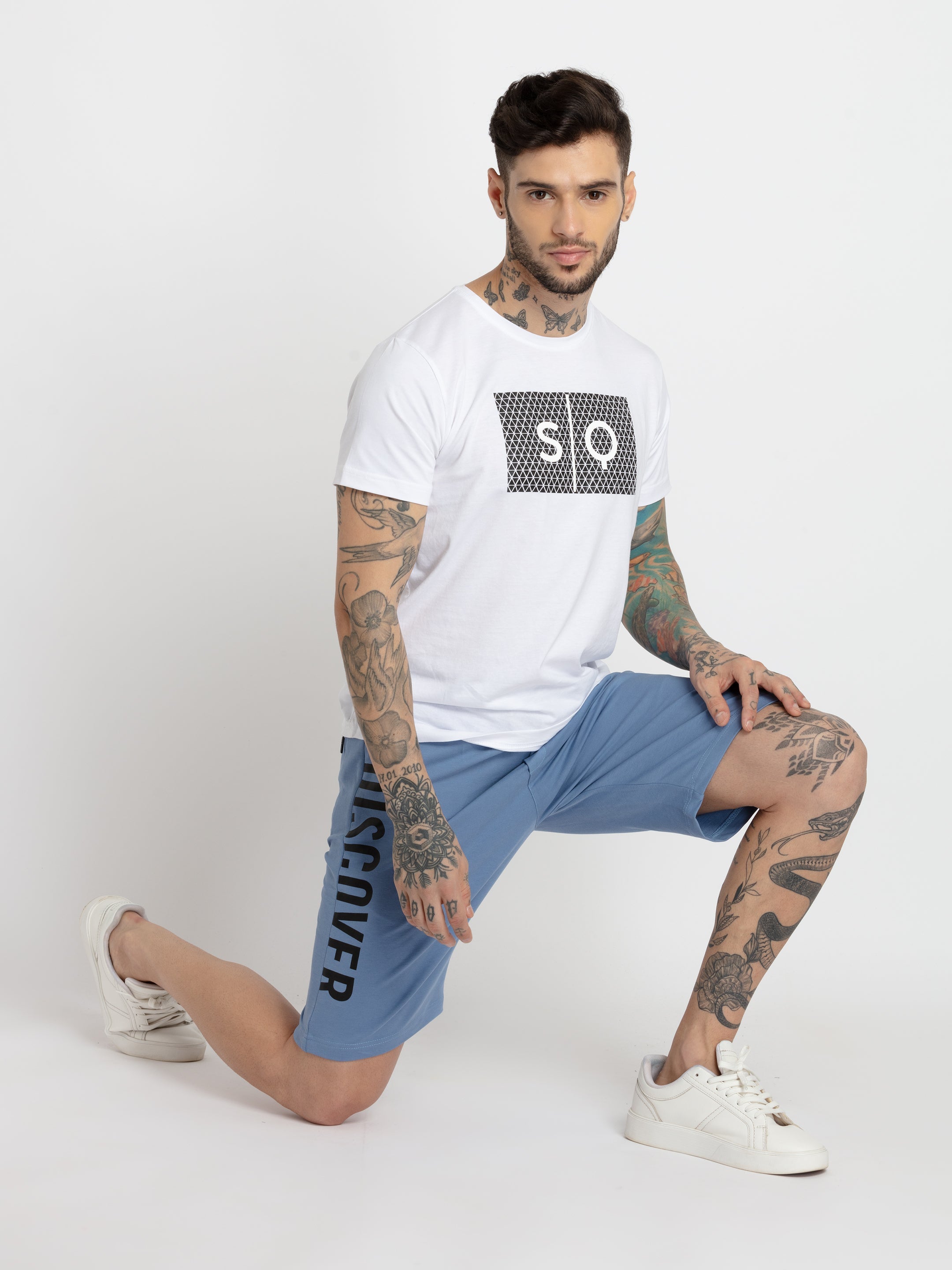 Mens Solid Regular Fit Shorts