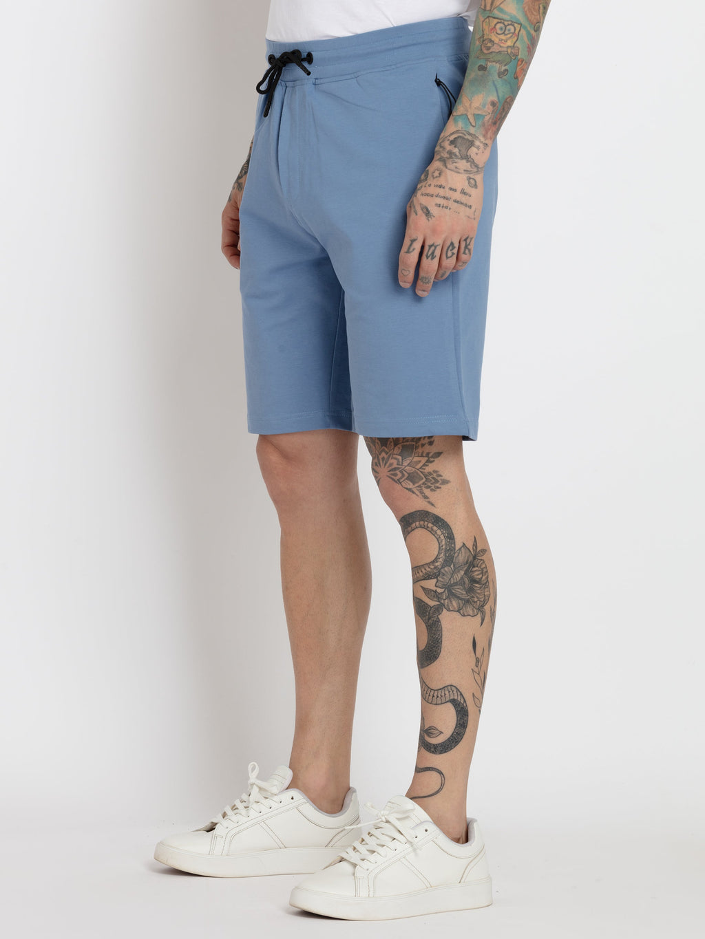 Mens Solid Regular Fit Shorts