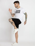 Mens Solid Regular Fit Shorts