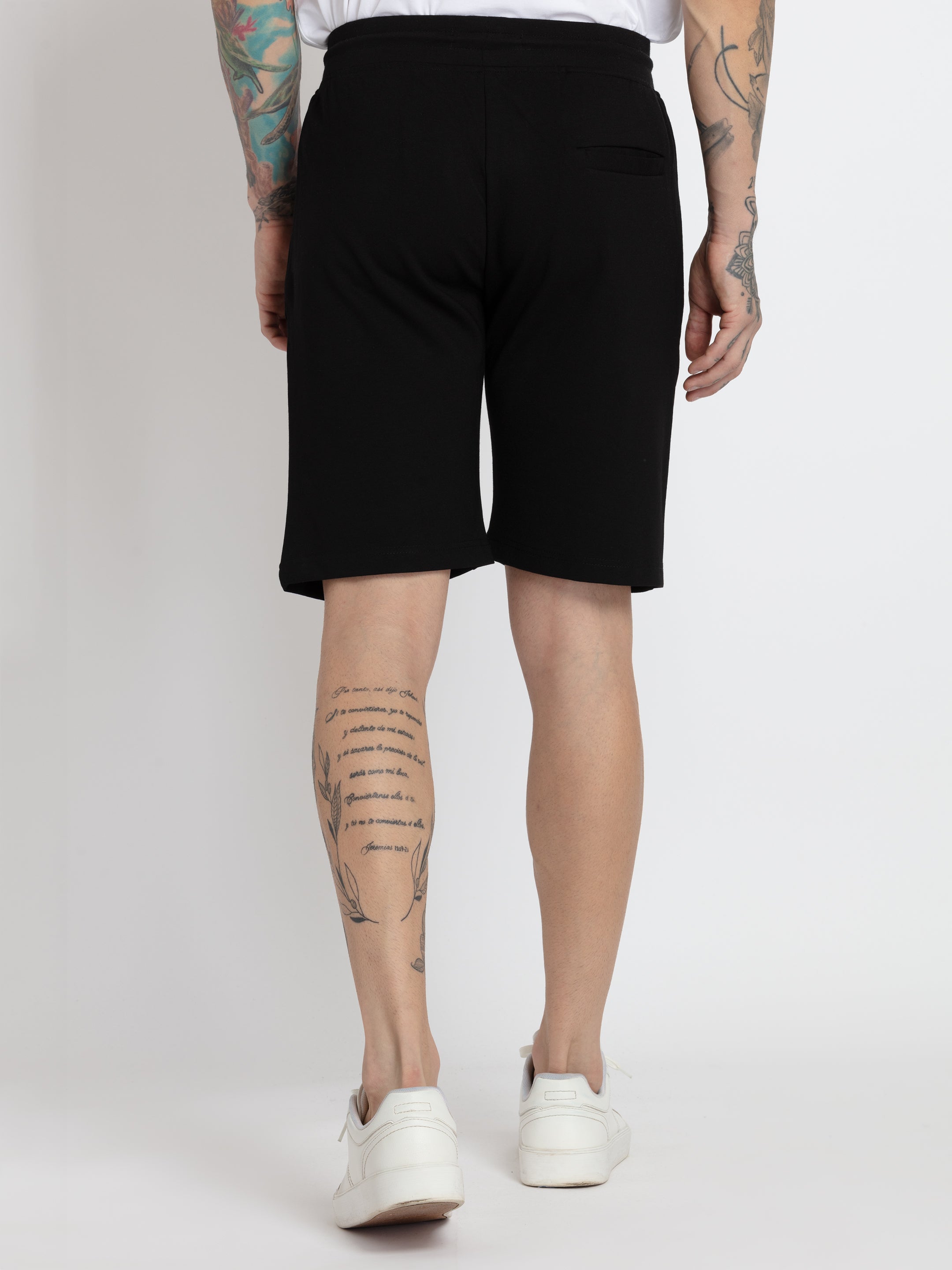 Mens Solid Regular Fit Shorts