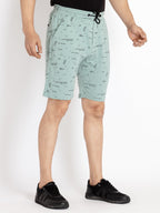 Mens Solid Regular Fit Shorts