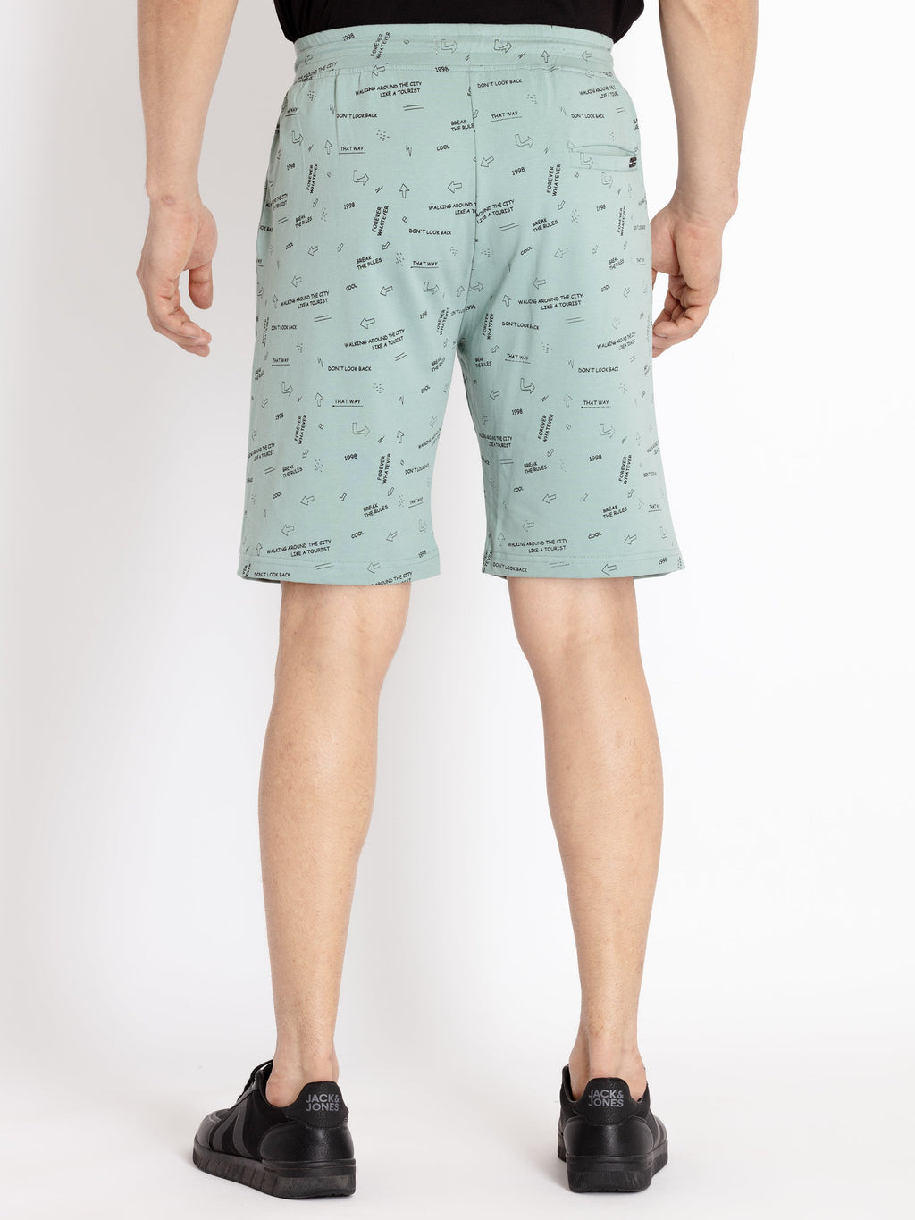 Mens Solid Regular Fit Shorts