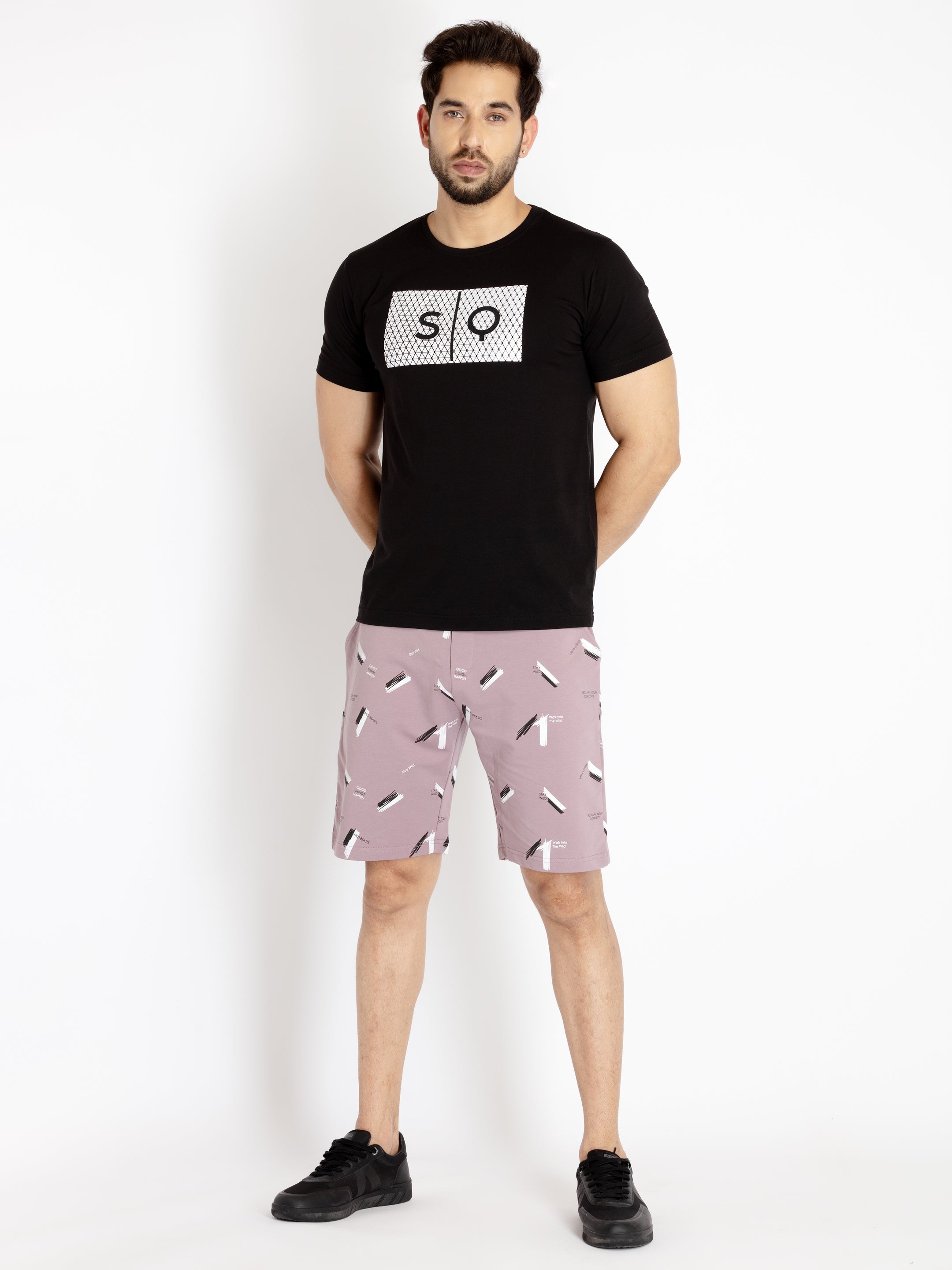 Mens Printed Regular Fit Shorts