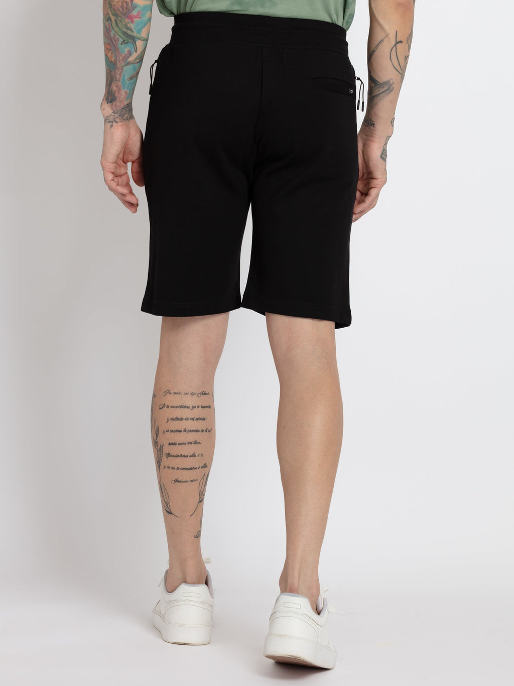 Mens Solid Regular Fit Shorts