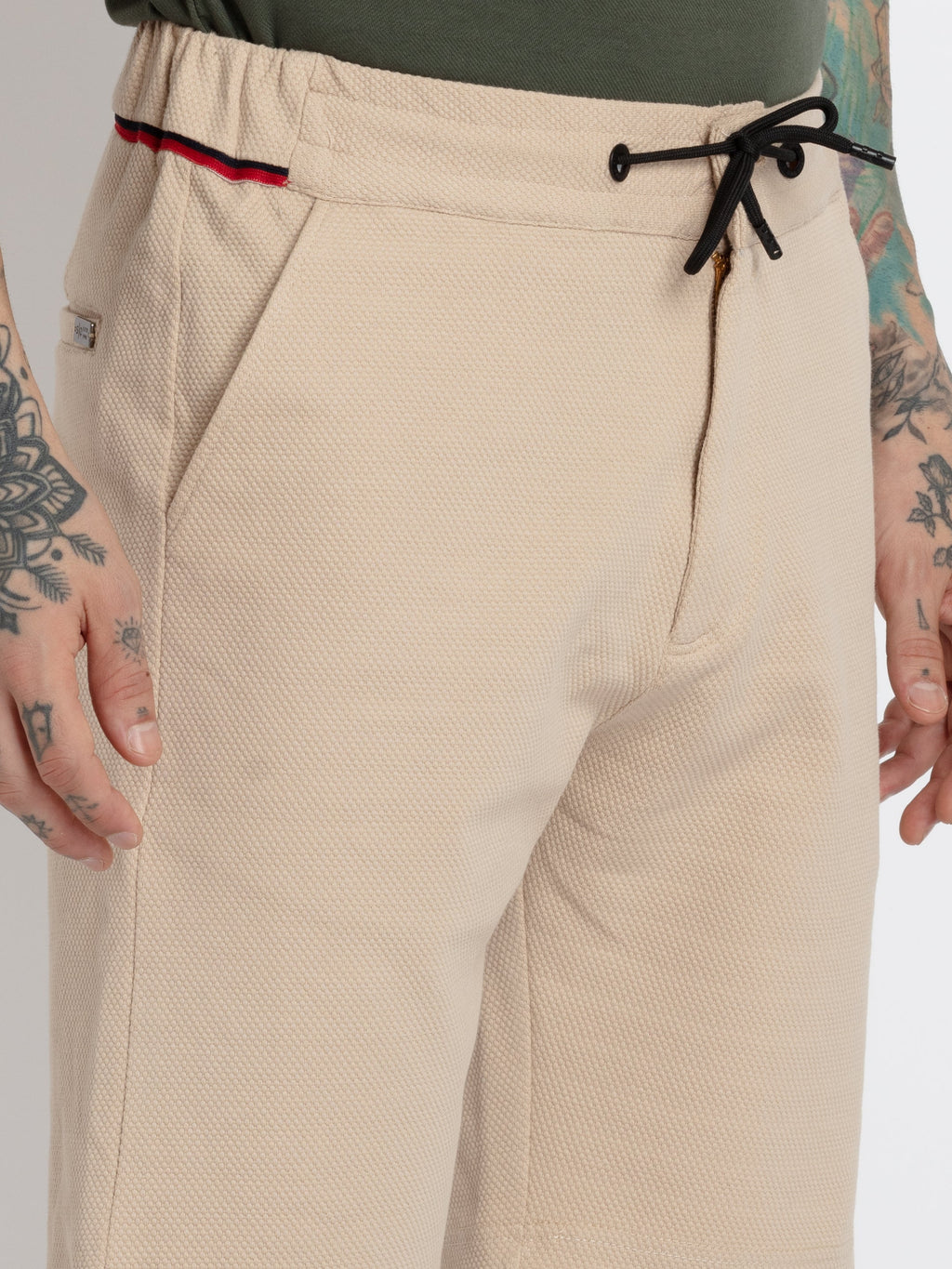 Mens Solid Regular Fit Shorts