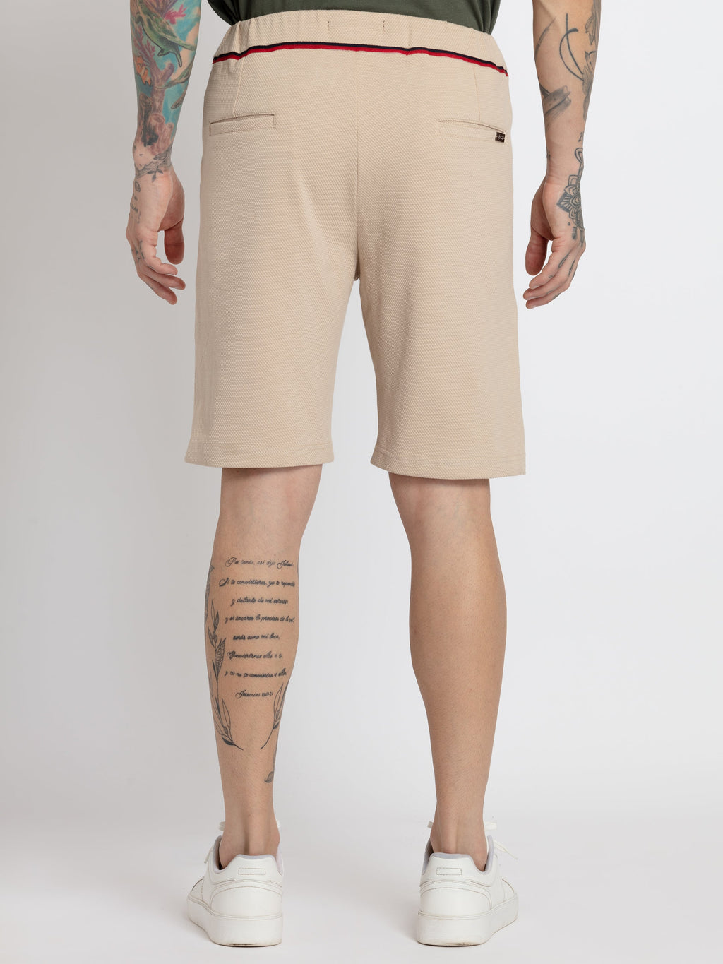 Mens Solid Regular Fit Shorts