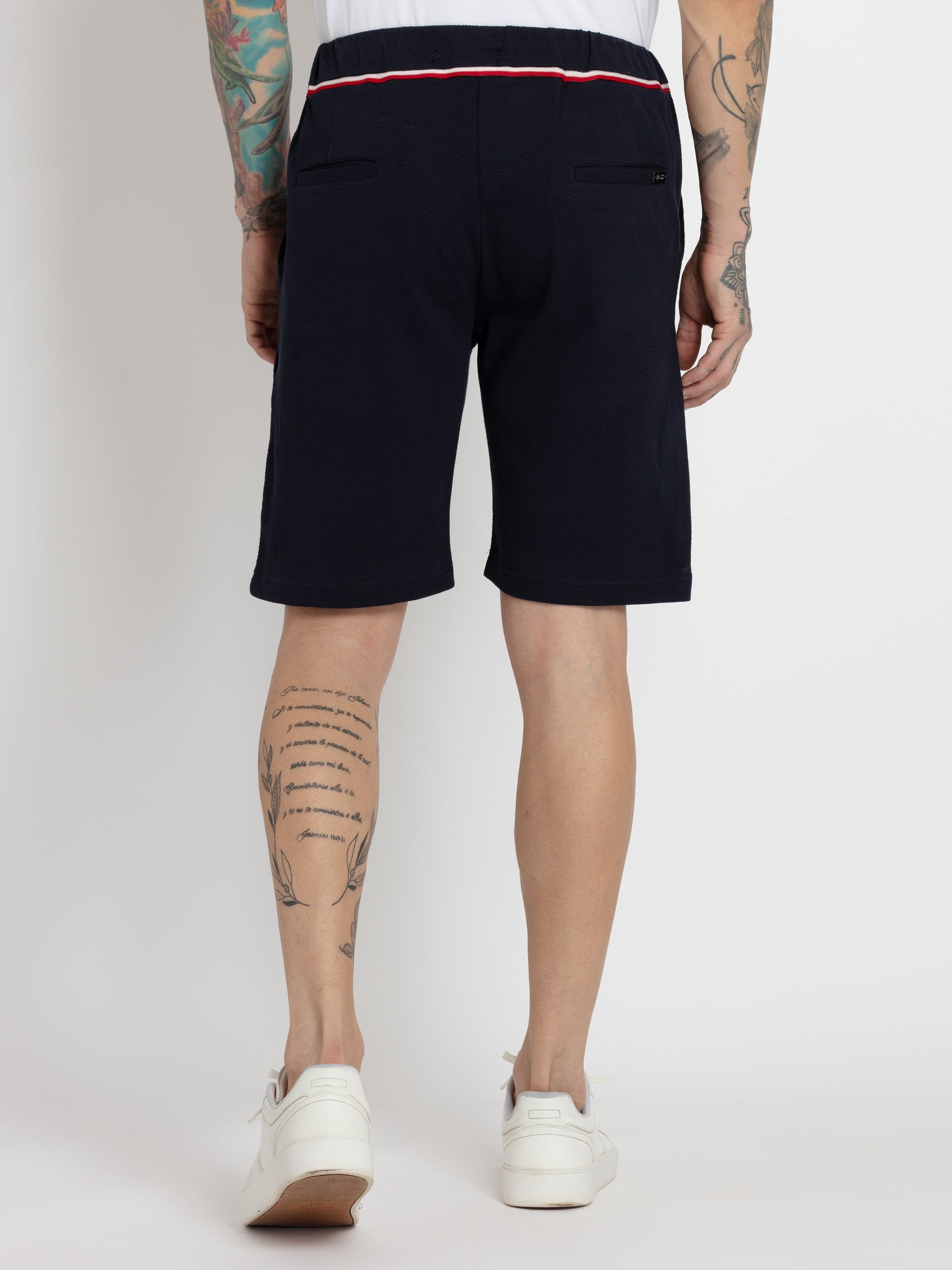 Mens Solid Regular Fit Shorts