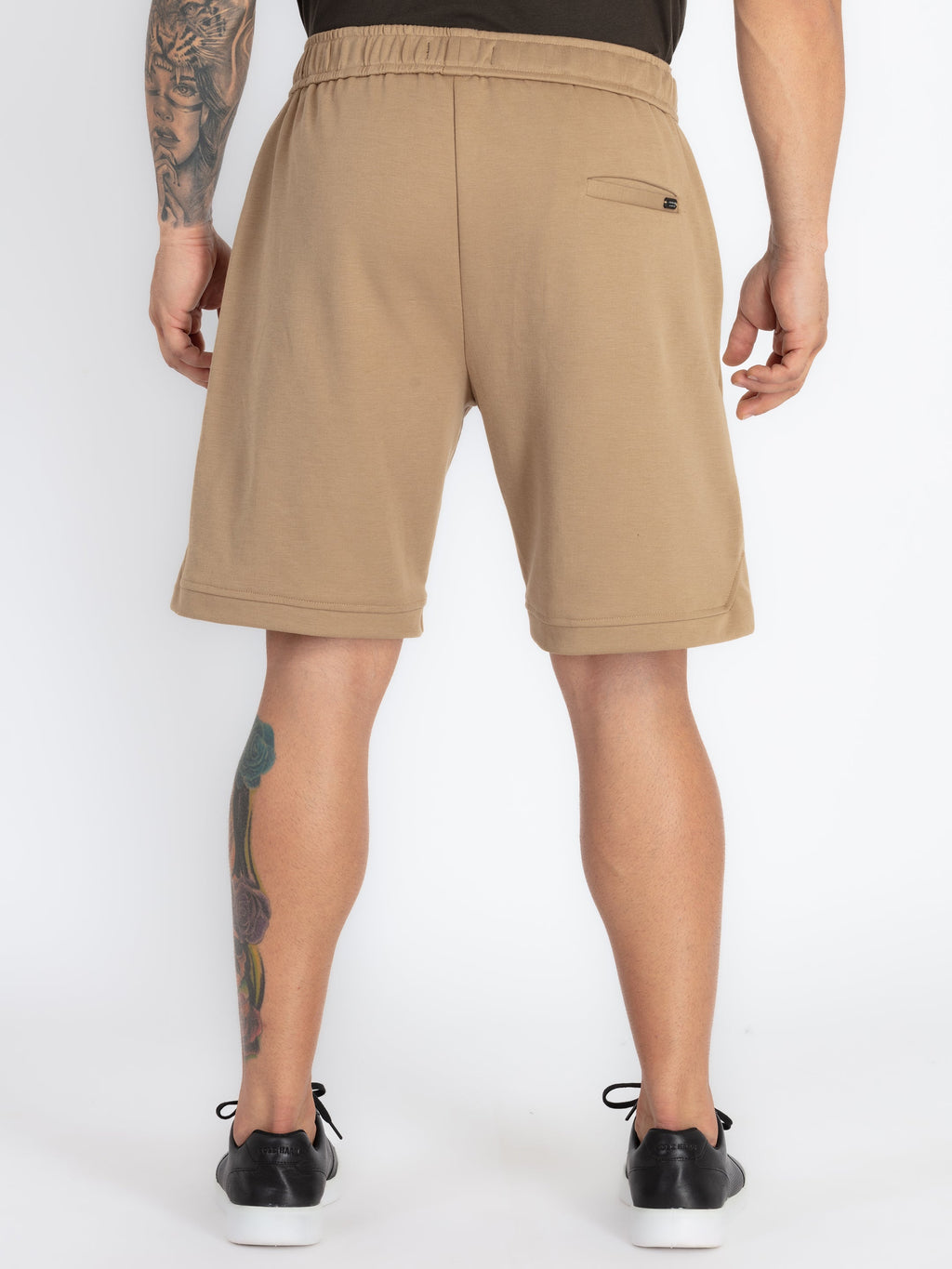 Mens Solid Regular Fit Shorts