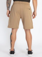 Mens Solid Regular Fit Shorts