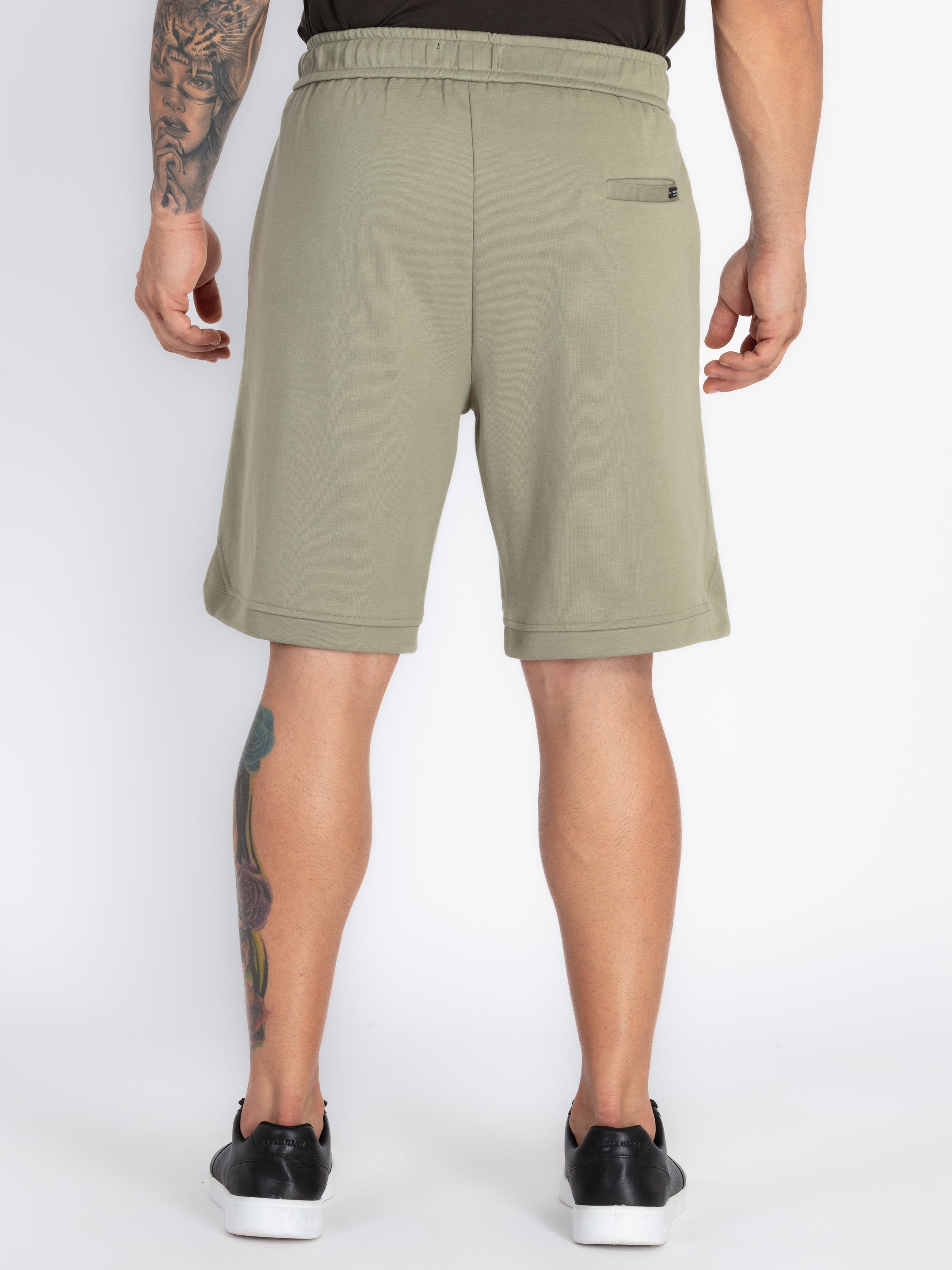 Mens Solid Regular Fit Shorts