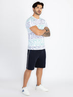 Mens Solid Regular Fit Shorts