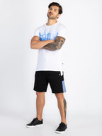 Mens Solid Regular Fit Shorts