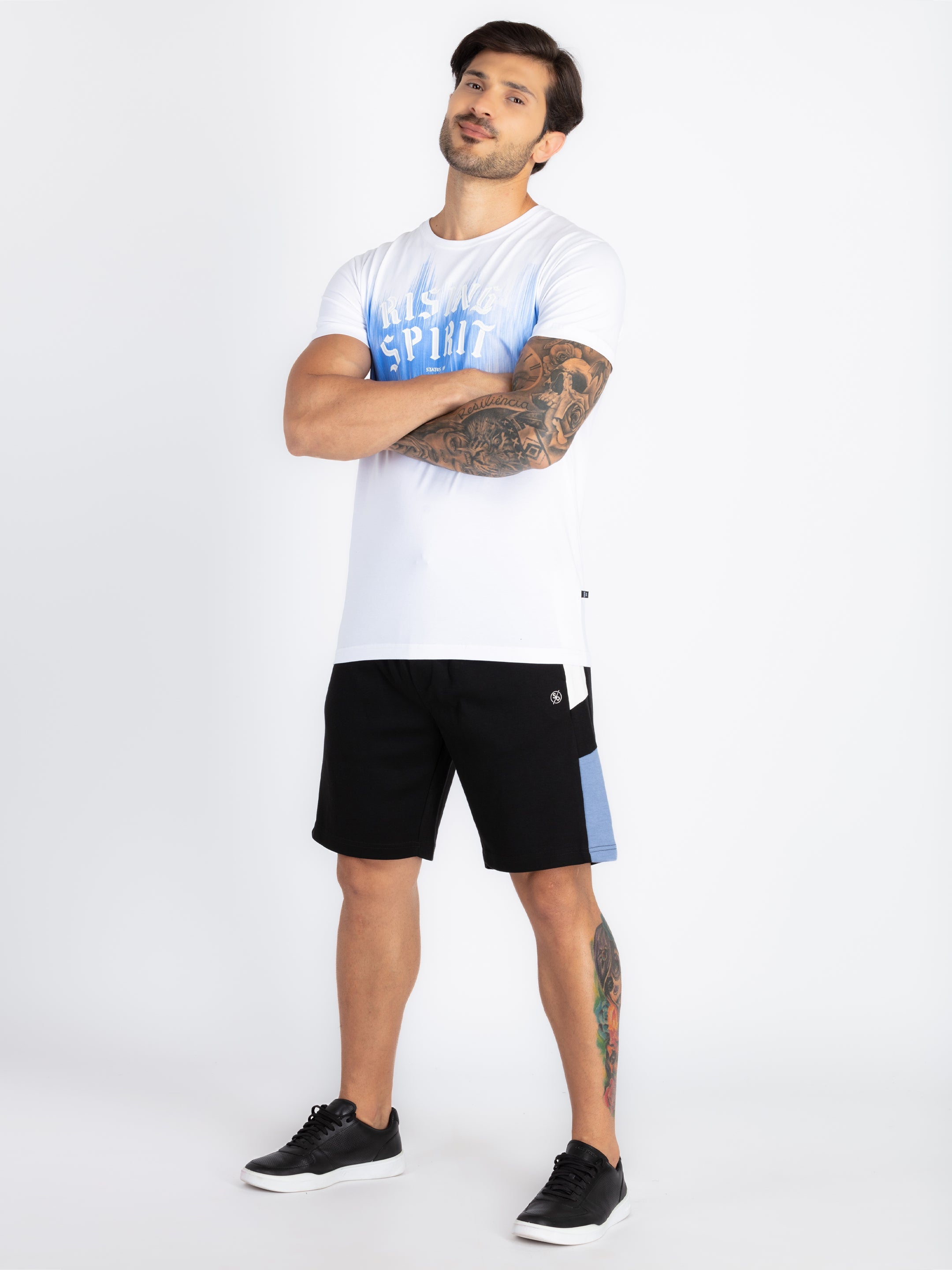 Mens Solid Regular Fit Shorts