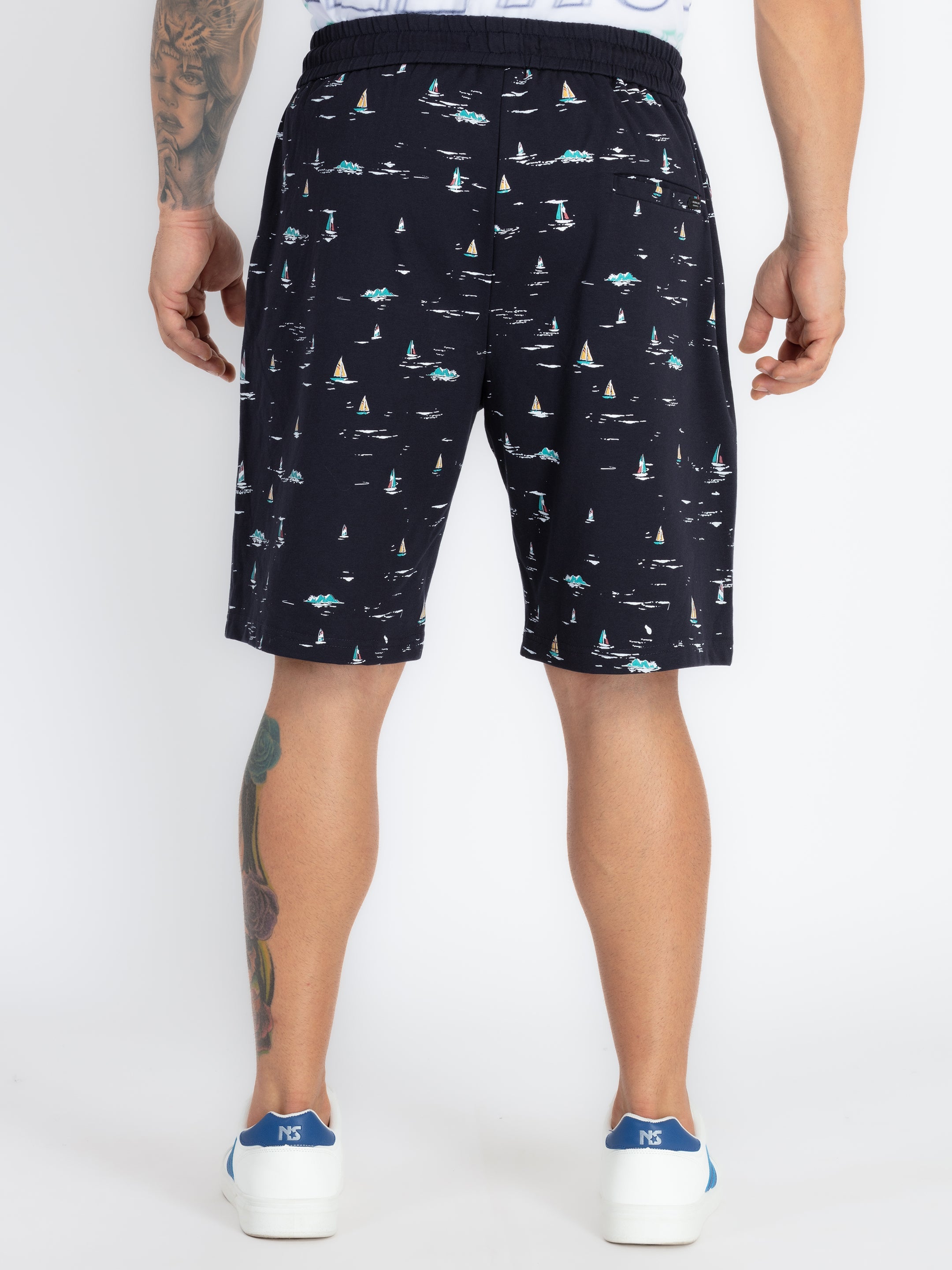 Mens All Over Printed Regular Fit Shorts