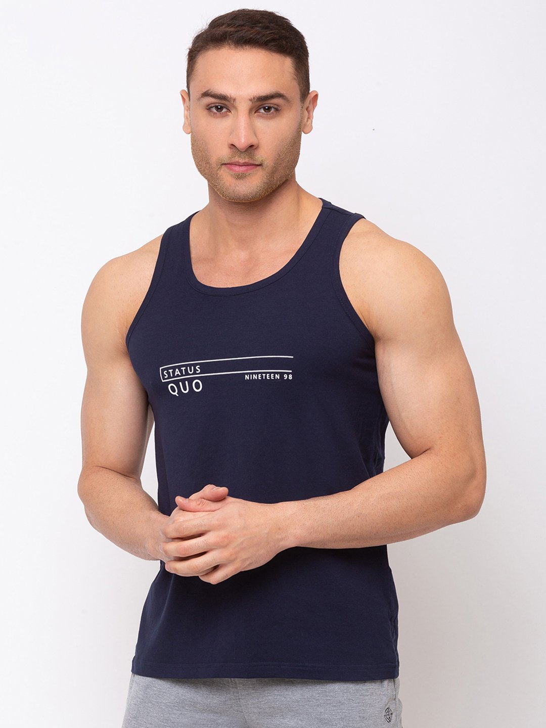Status Quo |Chest Print T-shirt with HD Print - M, L, XL, XXL