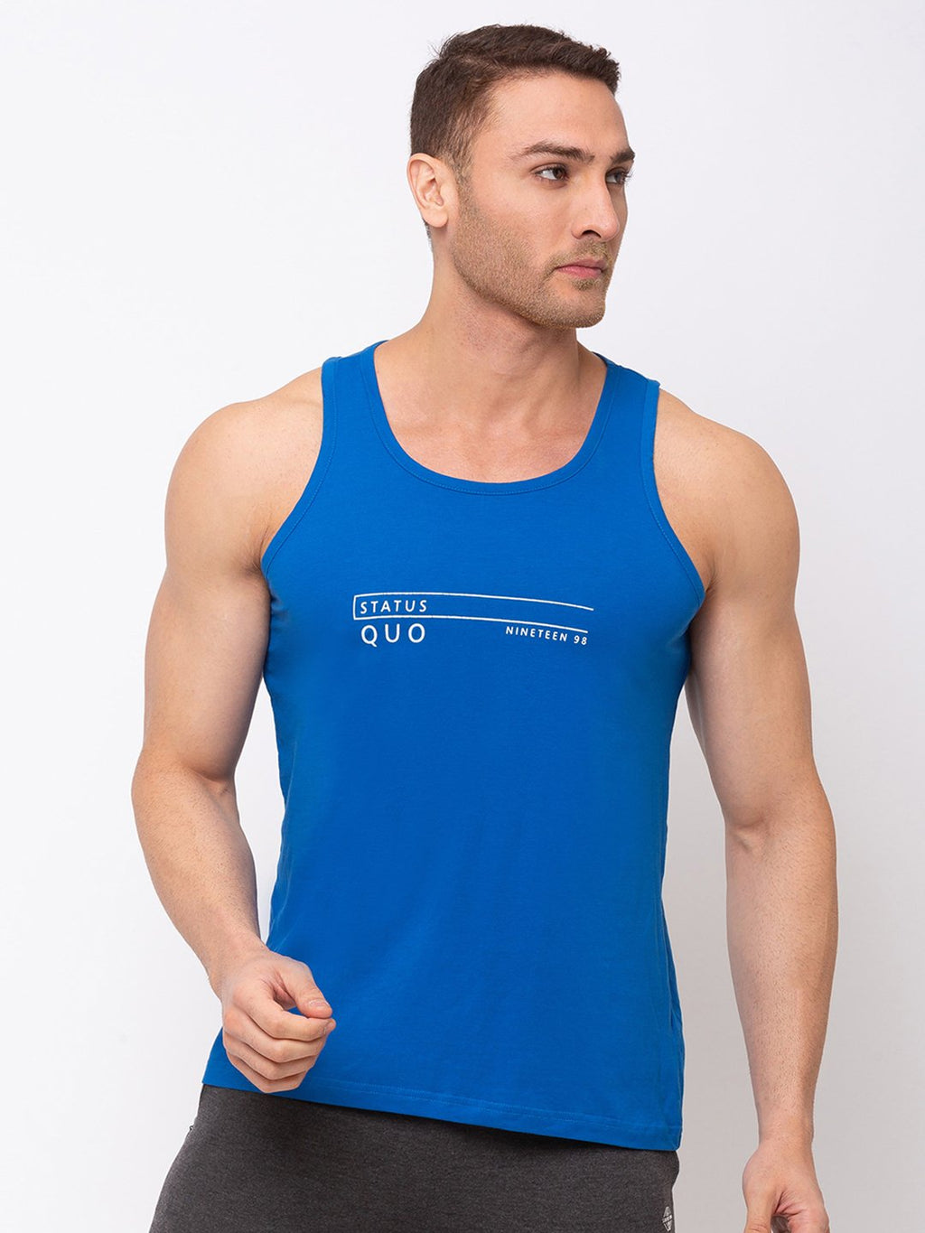 Status Quo |Chest Print T-shirt with HD Print - M, L, XL, XXL