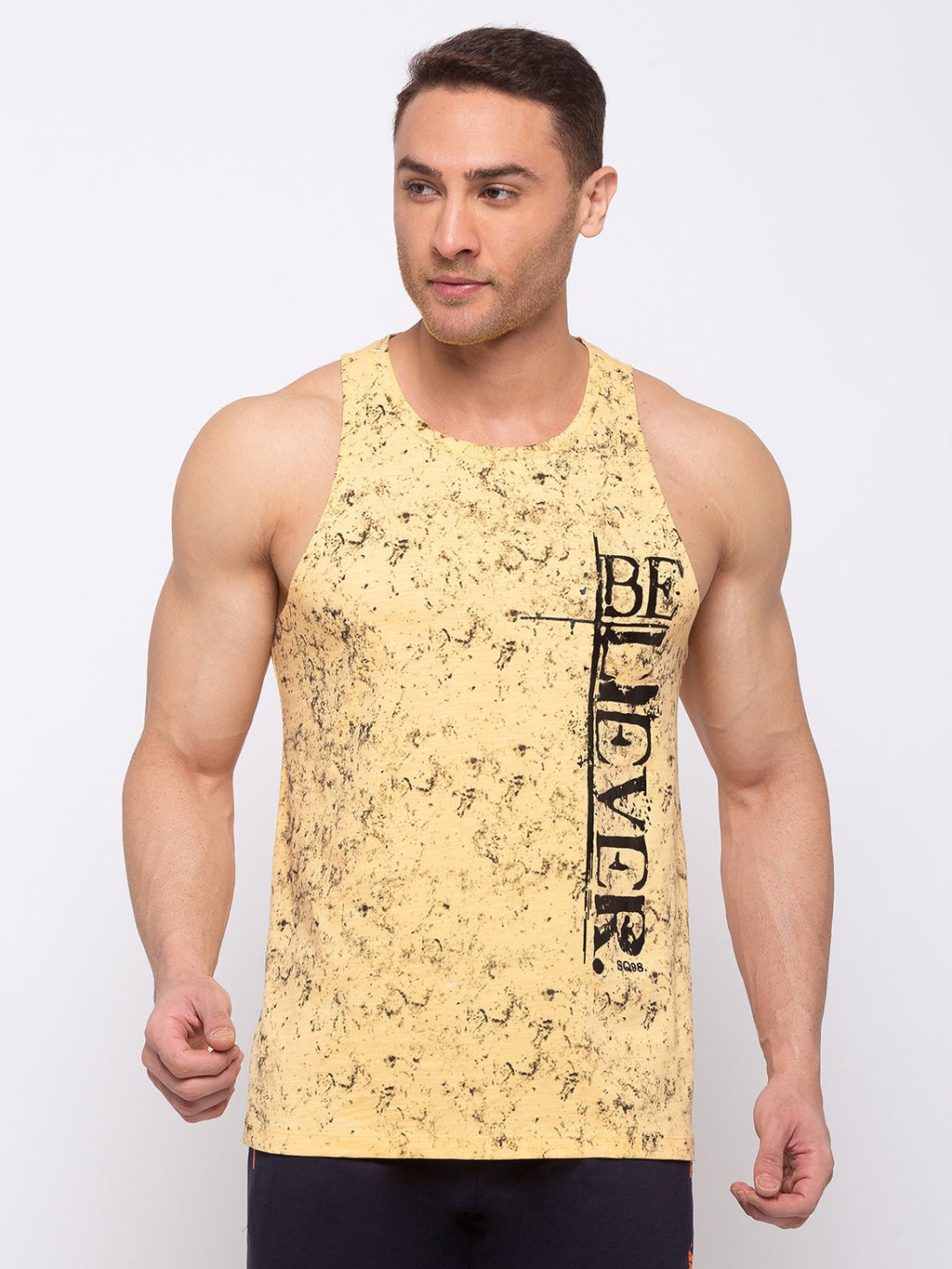 Status Quo |Printed Regular Fit Sleeveless T-shirt - M, L, XL, XXL