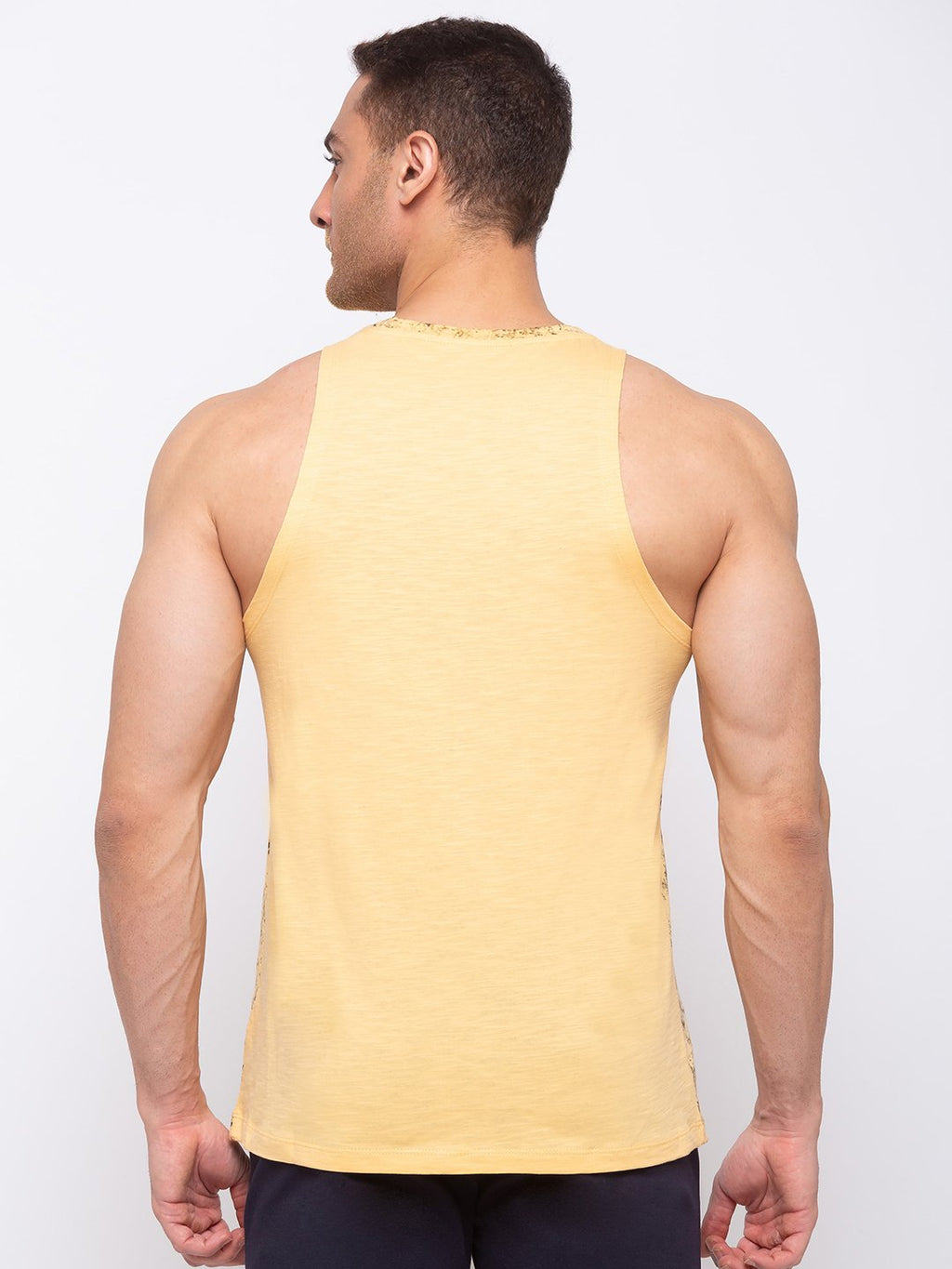 Printed Regular Fit Sleeveless T-shirt
