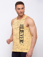 Printed Regular Fit Sleeveless T-shirt