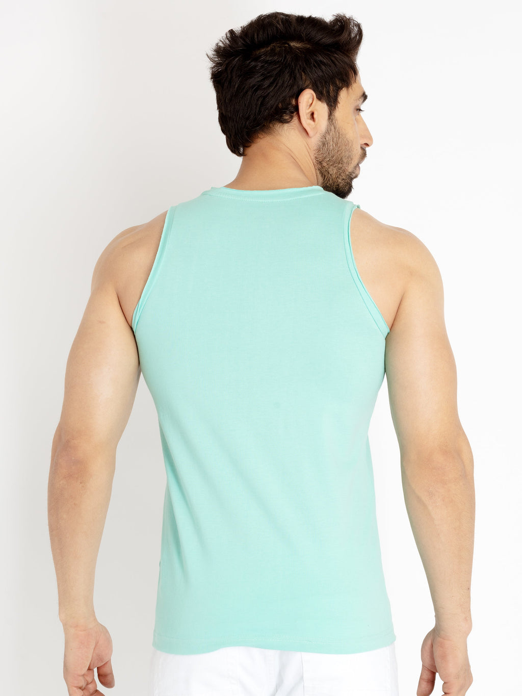 Men's Printed Sleeveless T-shirt
