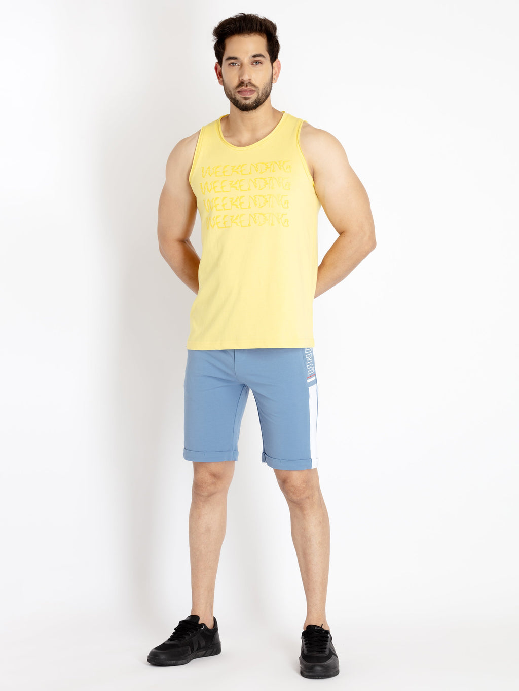 Mens Printed Sleeveless T-shirt