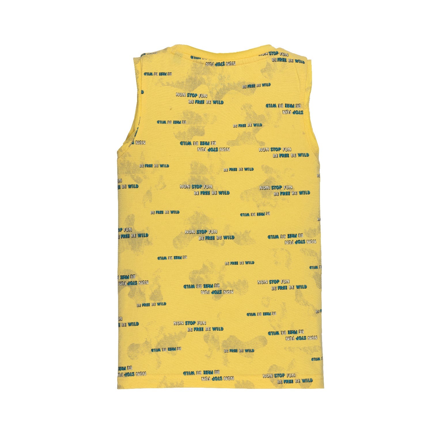 Boys All Over Printed Sleeveless T-shirt