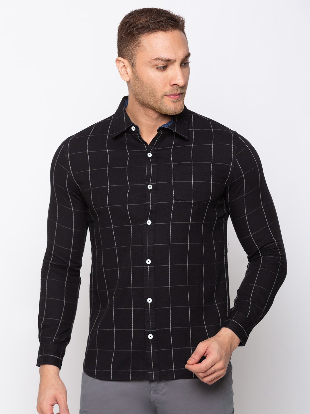 checkered shirts