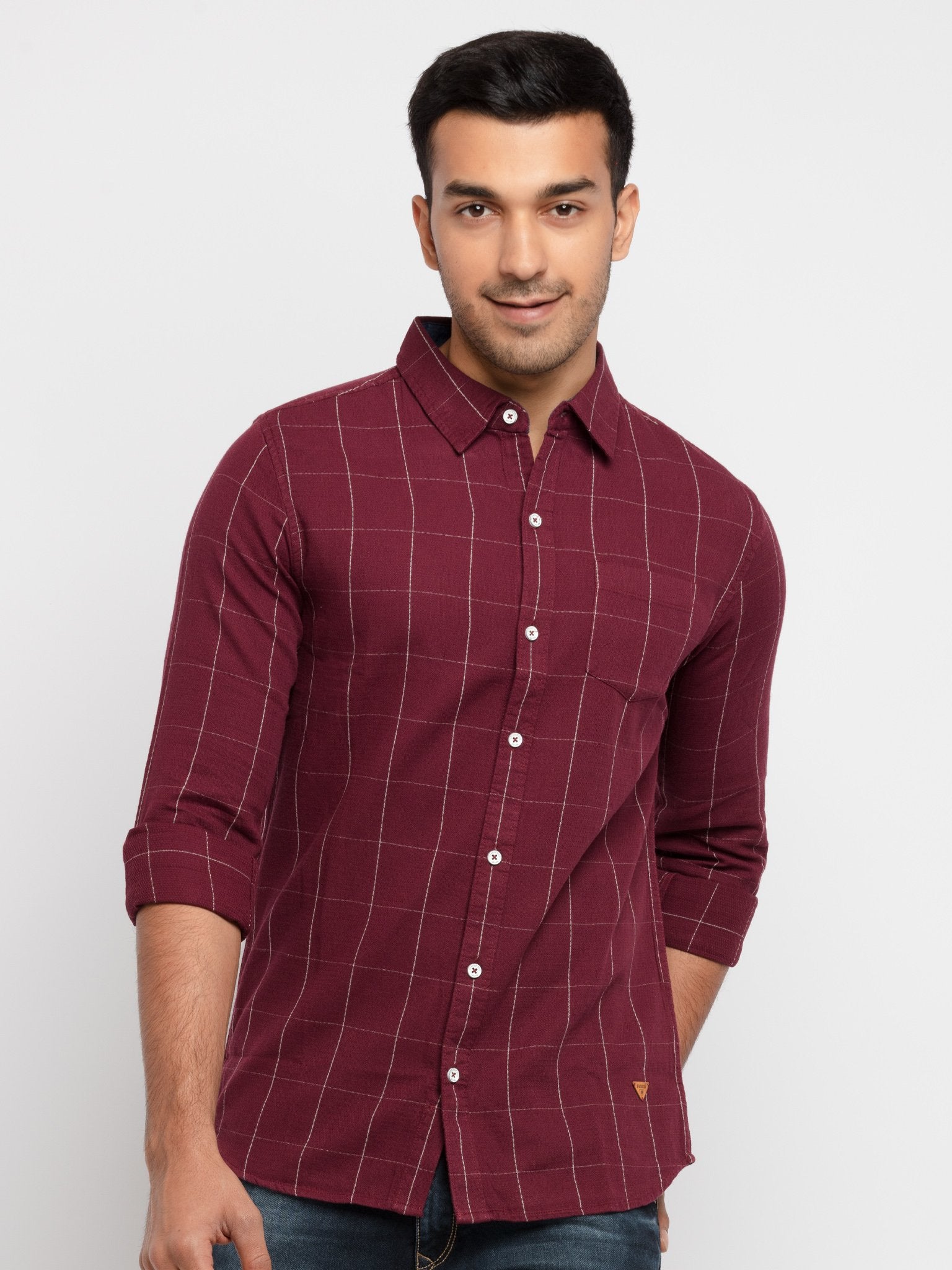 checkered shirts